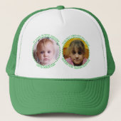40th 'any age' milestone 2 photo green white trucker pet (Voorkant)