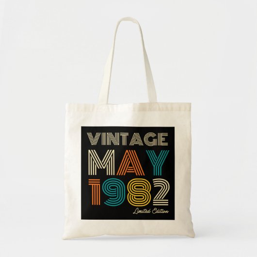 40th Birthday  1982 Limited Edition Tote Bag (Voorkant)
