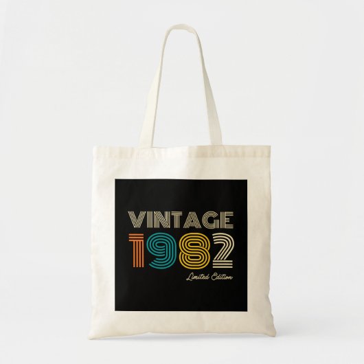 40th Birthday  1982 Limited Edition Tote Bag (Voorkant)