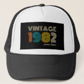 40th Birthday  1982 Limited Edition Trucker Pet (Voorkant)