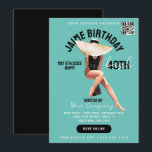 40th Birthday Bash Event Club Style Flyers B Kaart<br><div class="desc">Birthday Bash Party Flyers voor evenementen,  bar,  club,  bedrijfsevenementen.</div>