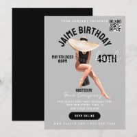 40th Birthday Bash Event Club Style Flyers