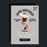 40th Birthday Bash Event Club Style Flyers Kaart<br><div class="desc">Birthday Bash Party Flyers voor evenementen,  bar,  club,  bedrijfsevenementen.</div>
