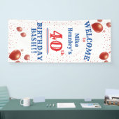 40th Birthday Bash - Feest - Opknoping Welkom Spandoek (Beurs)