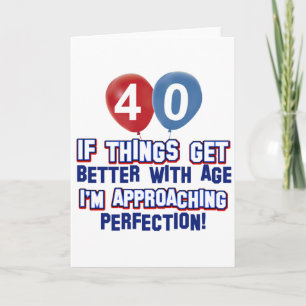 40th birthday designs kaart