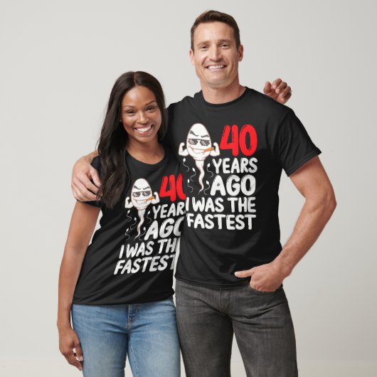40th Birthday Gag Dress 40 jaar geleden was ik de  T-shirt (Unisex)