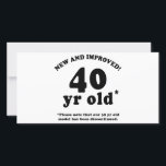 40th Birthday Gag Gifts<br><div class="desc">Dit hilarische verjaardagscadeautje is perfect voor iedereen die van een goede lach houdt.</div>