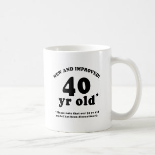 40th Birthday Gag Gifts Koffiemok