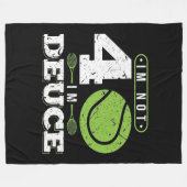 40th Birthday Gift Tennis Blanket Fleece Deken (Voorkant (Horizontaal))