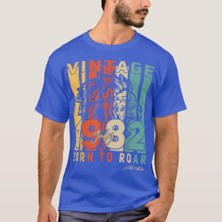 40th Birthday Gifts July 40 Years Old Vintage 1982 T-shirt