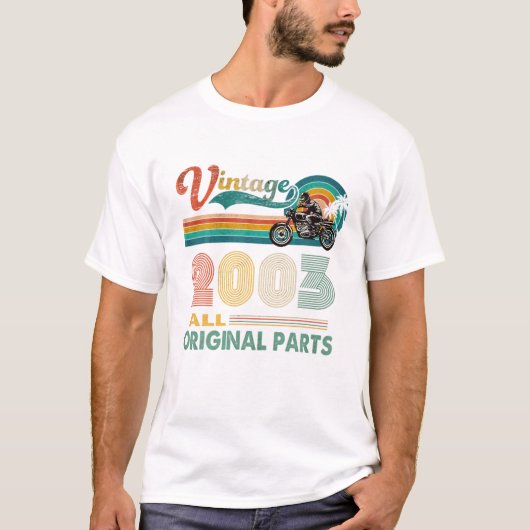 40th Birthday Gifts Vintage T-shirt (Voorkant)