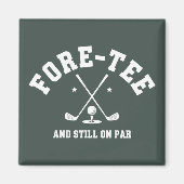 40th Birthday Golf 40th Birthday Gift Golfing Magneet (Voorkant)