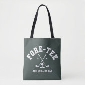 40th Birthday Golf 40th Birthday Gift Golfing  Tote Bag (Voorkant)