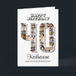 40th Birthday Jubileum Nummer 40 Fotocollage Kaart<br><div class="desc">Vier 40ste verjaardag of trouwdag met deze afdrukbare fotocollage. Kies uw favoriete foto's voor weergave. Pas de naam, tekst en datum aan uw gelegenheid aan. Dit wordt een mooie aandenken met gepersonaliseerde boodschap om op terug te kijken met familie en vrienden. Als je een ander nummer nodig hebt als je...</div>