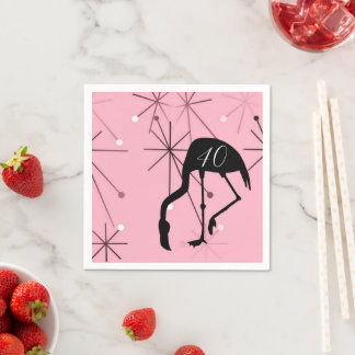 40th Birthday MidCentury Modern Atomic Starburst Servet