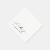 40th Birthday Party Hello 40 Modern Milestone Servet (Hoek)