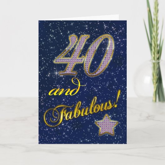 40th Birthday party Invitation (Voorkant)