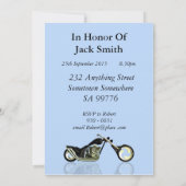 40th Birthday party Invitation Kaart (Achterkant)