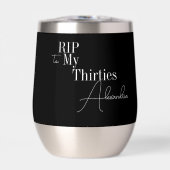 40th Birthday Party RIP 30s Black and White (Voorkant)