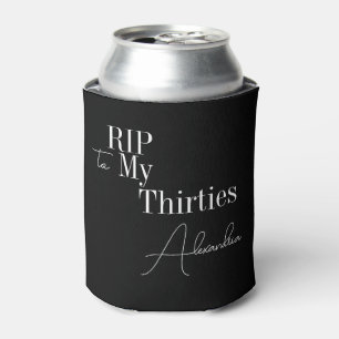 40th Birthday Party RIP jaren '30 zwart en wit Blikjeskoeler