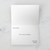 40th Birthday Photo Card Bedankkaart (Binnen)