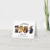 40th birthday Photo Collage established 1986 Bedankkaart (Voorkant)