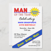 40th Birthday PHOTO Uitnodiging - Hoesje van het T (Achterkant)