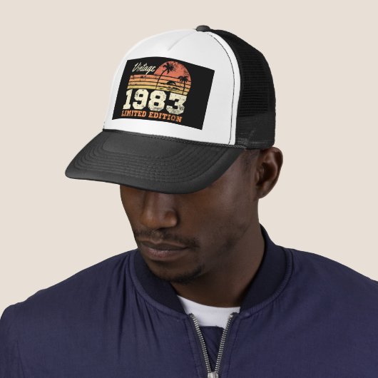 40th Birthday Retro 1983 Limited Edition Trucker Pet (In situ)