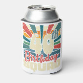 40th Birthday Squad Retro Funny Blikjeskoeler (Blikje Achterkant)