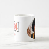  40th Birthday Typografie Foto Koffiemok (Center)