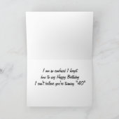 **40th BIRTHDAY** WISHES FROM A SILLY LITTLE GOAT Kaart (Binnen)