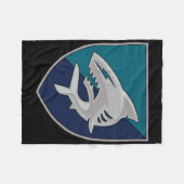 40th Coastal Defense Brigade (ukraine) V2 Ukrainia Fleece Deken (Voorkant (Horizontaal))