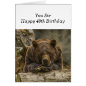 40th Over the Hill Serious Ziet Grizzly Beer (Voorkant)