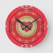 40th Ruby Anniversary Ronde Klok (Voorkant)