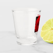 40th Ruby Wedding Anniversary Rose husband & wife Shot Glas (Links)