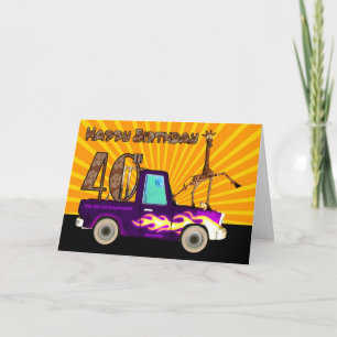 40th, Waarom deze Giraffe is als Grease Lightning, Kaart