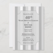 40th Wedding Jubileum Invitation, 3-Tier Cake Kaart (Achterkant)