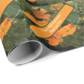 40th Wedding Jubileum Nasturtium alternatief Cadeaupapier (Rol Hoek)