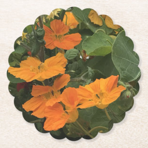 40th Wedding Jubileum Nasturtium alternatief Kartonnen Onderzetters