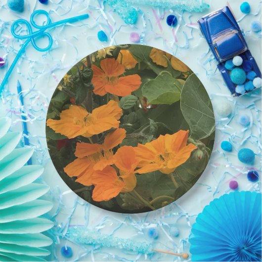 40th Wedding Jubileum Nasturtium alternatief Papieren Bordje (Feest)