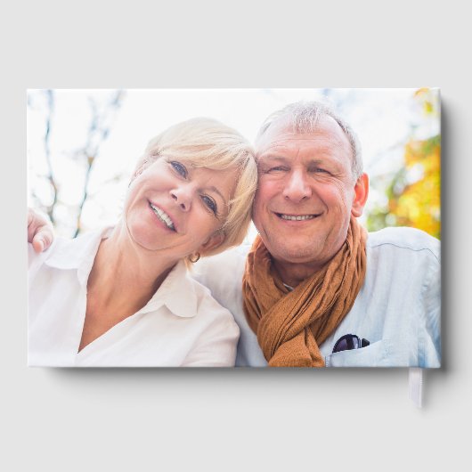 40th Wedding Ruby Anniversary Greenery Photo Gastenboek (Achterkant)