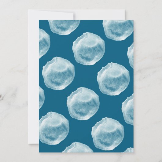 40th Yearly Milestone Bubbles Birthday Kaart (Achterkant)