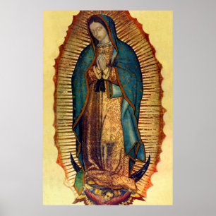40x60 Our Lady Guadalupe Poster Print Afbeelding