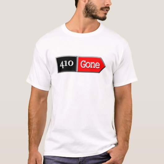 410 - Gone T-shirt (Voorkant)