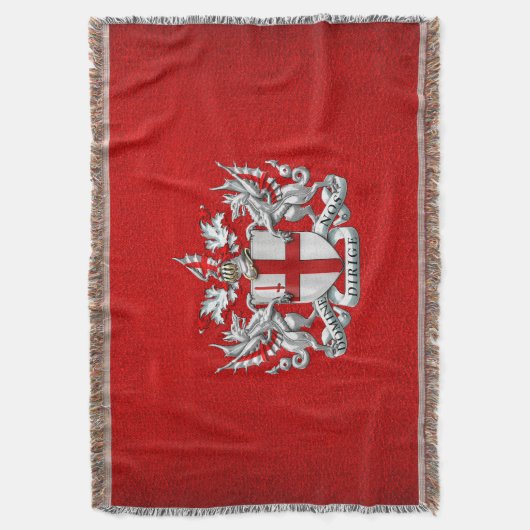 [410] Londense stad — Wapenstoofpot Deken (Voorkant Verticaal)