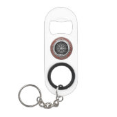 [410] Vegvisir - Viking Silver Magic Runass Mini Flessenopener (Voorkant)