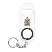 [410] Wapen van Canada [3D] Mini Flessenopener (Voorkant)