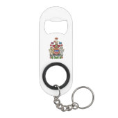 [410] Wapen van Canada [3D] Mini Flessenopener (Achterkant)