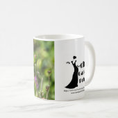 4111-Pink Flower Mok (Voorkant rechts)