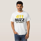 411 Buzz City Guide T-shirt (Voorkant volledig)